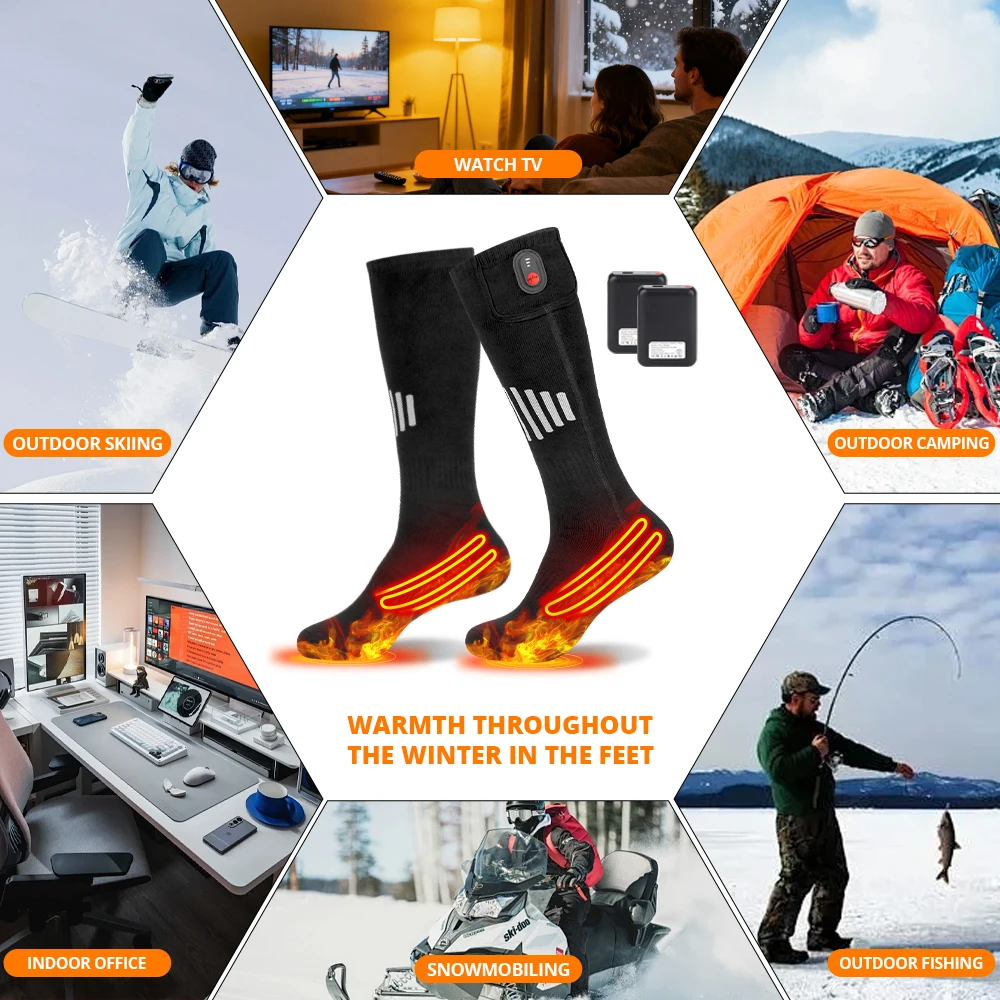 Winter Warm Skiing Socks Snow Cycling Sports Socks Windproof Warm Socks Men's And Women's Snow Cycling Skiing Accessories
Winter Warm Skiing Socks Snow Cycling Sports Socks Windproof Warm Socks Men's And Women's Snow Cycling Skiing Accessories