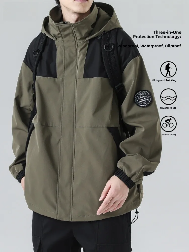 Men's Windproof Climbing Jaet New 2025 Spring Autumn Trendy Workwear Casual Haome Zipper Decorated Ox Cloth Jaet
Men's Windproof Climbing Jaet New 2025 Spring Autumn Trendy Workwear Casual Haome Zipper Decorated Ox Cloth Jaet