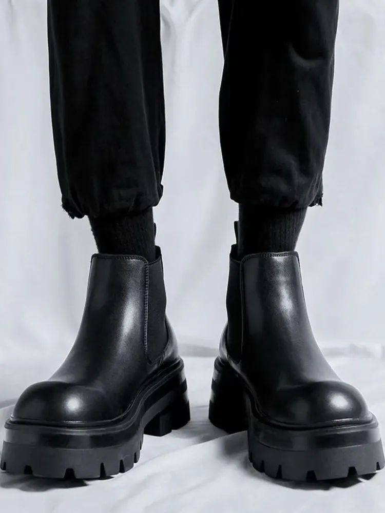 Retro Sle Boots Men's Mid-Calf Chelsea Boots Thi Bot Heightening ort Boots Briti Sle Winter Warm round Toe
Retro Sle Boots Men's Mid-Calf Chelsea Boots Thi Bot Heightening ort Boots Briti Sle Winter Warm round Toe