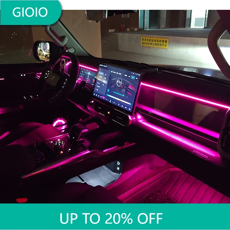 Chery Jetour Traveller T2 64 Color Ambient Dazzling Flowing Light Car Accessories Interior Parts Neon Strip Lamp Automobiles
Chery Jetour Traveller T2 64 Color Ambient Dazzling Flowing Light Car Accessories Interior Parts Neon Strip Lamp Automobiles