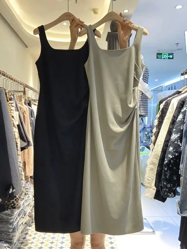 plus Size 300 Pounds Sleeveless Strapless Midi Dress Women's Summer Versatile High Waist A-Line Skirt Korean Style Commute Wind
plus Size 300 Pounds Sleeveless Strapless Midi Dress Women's Summer Versatile High Waist A-Line Skirt Korean Style Commute Wind