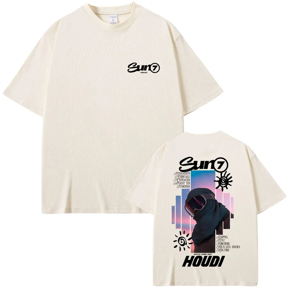 Rapper HOUDI SUN7 Graphic T-shirt Men Women Hip Hop Fashion Pop Music Short Sleeve T-shirts Men's Casual Cotton Vintage T Shirts
Rapper HOUDI SUN7 Graphic T-shirt Men Women Hip Hop Fashion Pop Music Short Sleeve T-shirts Men's Casual Cotton Vintage T Shirts