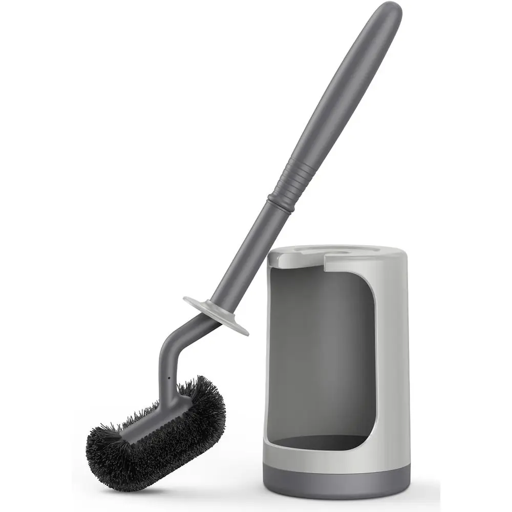 Curved Toilet Bowl Brush Set with Holder for Deep Cleaning and Compact Space - Ideal for RV Bathrooms, Gray
Curved Toilet Bowl Brush Set with Holder for Deep Cleaning and Compact Space - Ideal for RV Bathrooms, Gray