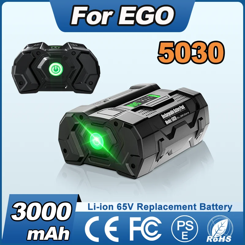 3000mAh Battery For EGO BA2800 56V Replacement Battery For EGO BA2800T BA4200 BA4200T BA1400 BA1400T BA5600T BA2240 BA1120
3000mAh Battery For EGO BA2800 56V Replacement Battery For EGO BA2800T BA4200 BA4200T BA1400 BA1400T BA5600T BA2240 BA1120
