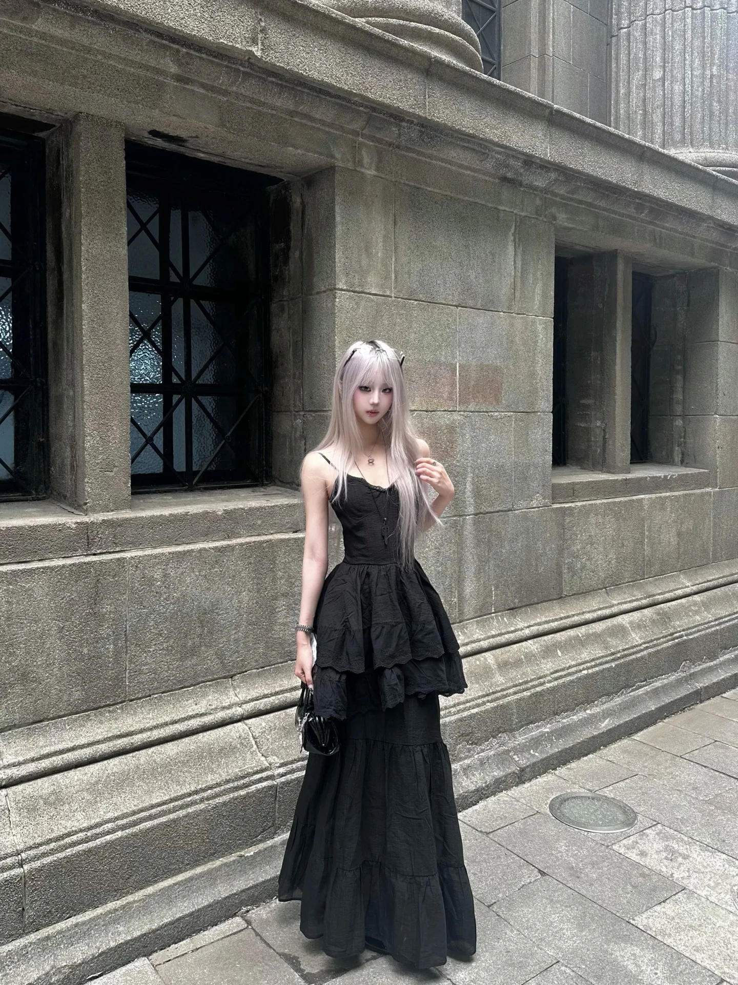 Retro Lace Splicing Strap Dress Women's Slimming Long Dress Summer New Style Breathable Polyester V-neck Sleeveless Gown
Retro Lace Splicing Strap Dress Women's Slimming Long Dress Summer New Style Breathable Polyester V-neck Sleeveless Gown
