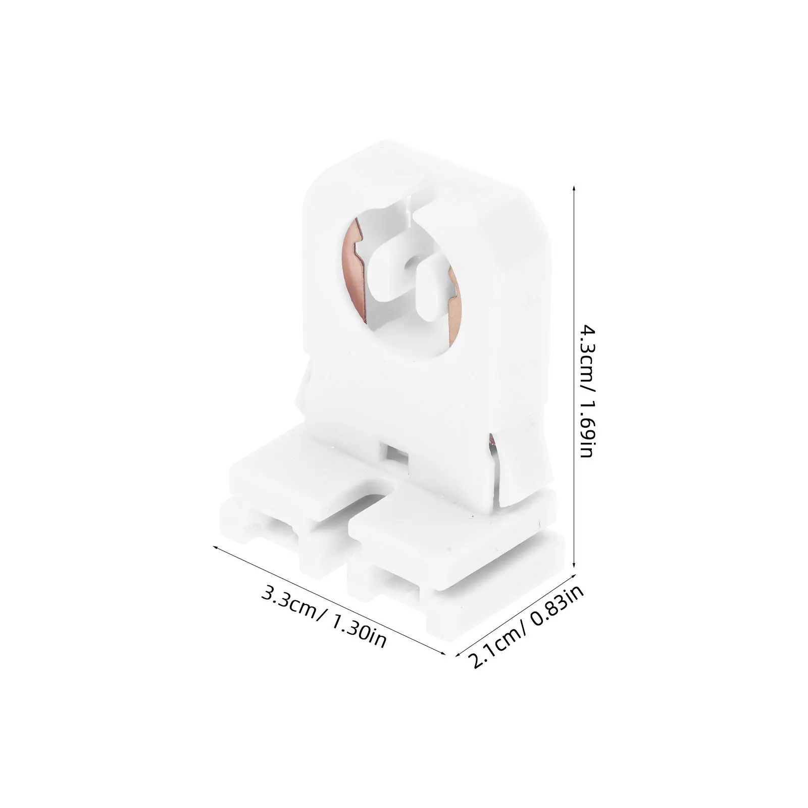 30Pcs Lamp Holder Socket Solid Pc Material Durable Energy Efficient LED Tube Light Replacement Bracket for T12
30Pcs Lamp Holder Socket Solid Pc Material Durable Energy Efficient LED Tube Light Replacement Bracket for T12