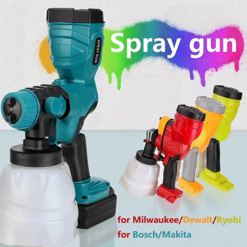 200 Вт аккумуляторные инструменты для распыления краски, распылитель краски с несколькими узорами распыления для батареи Makita/Dewalt/Milwaukee/Bosch/Ryobi 18 В
200 Вт аккумуляторные инструменты для распыления краски, распылитель краски с несколькими узорами распыления для батареи Makita/Dewalt/Milwaukee/Bosch/Ryobi 18 В