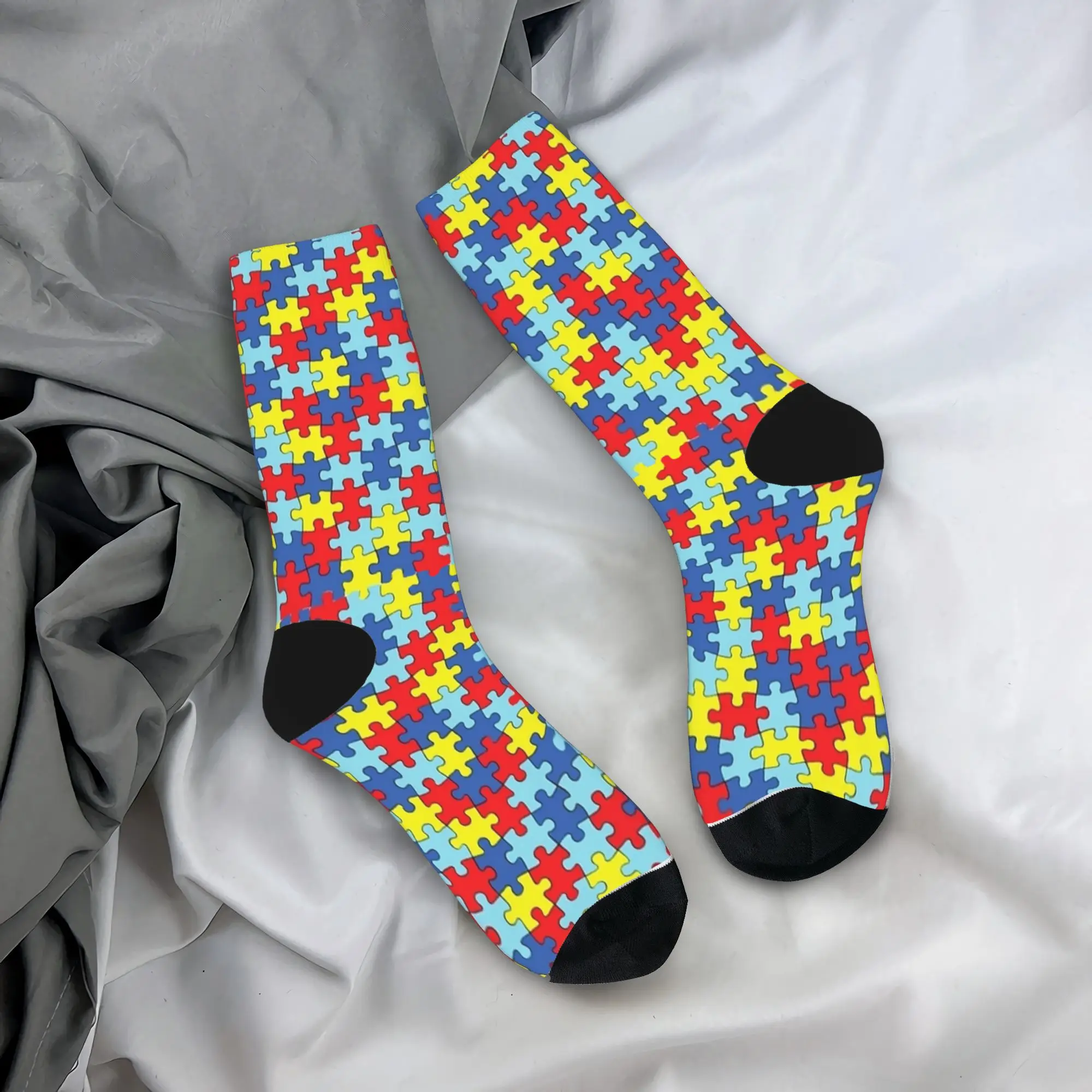 Autism Puzzle Pieces Colorful Stockings Custom Retro Socks Spring Non Slip Socks Couple Skateboard Medium Soft Socks
Autism Puzzle Pieces Colorful Stockings Custom Retro Socks Spring Non Slip Socks Couple Skateboard Medium Soft Socks