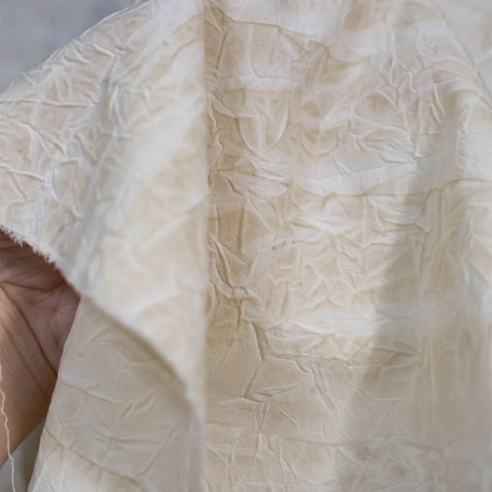 Off White Pleated Dyed Fabric Creative for Diy Sewing Shirt Dress Designer Fashion Cloth Fabrics By The Meter Wholesale
Off White Pleated Dyed Fabric Creative for Diy Sewing Shirt Dress Designer Fashion Cloth Fabrics By The Meter Wholesale