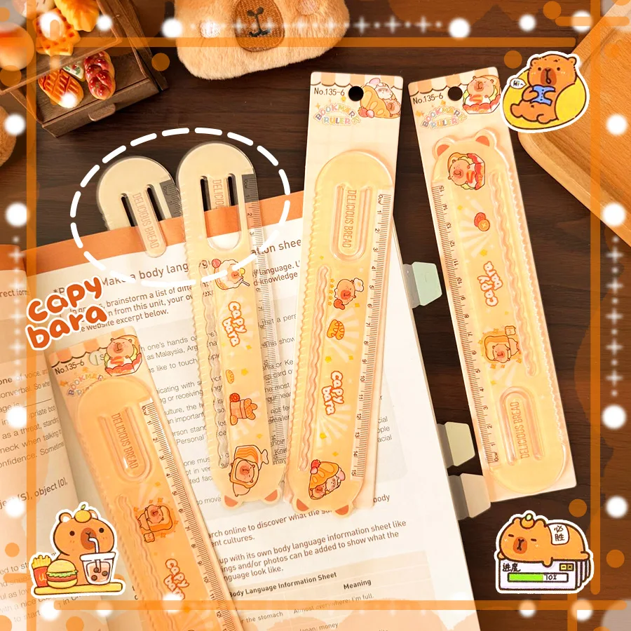 Aesthetic stationery for school supplies back to school accessories cute bookmark ruler capybara ruler 20 cm Pretty stationery
Aesthetic stationery for school supplies back to school accessories cute bookmark ruler capybara ruler 20 cm Pretty stationery