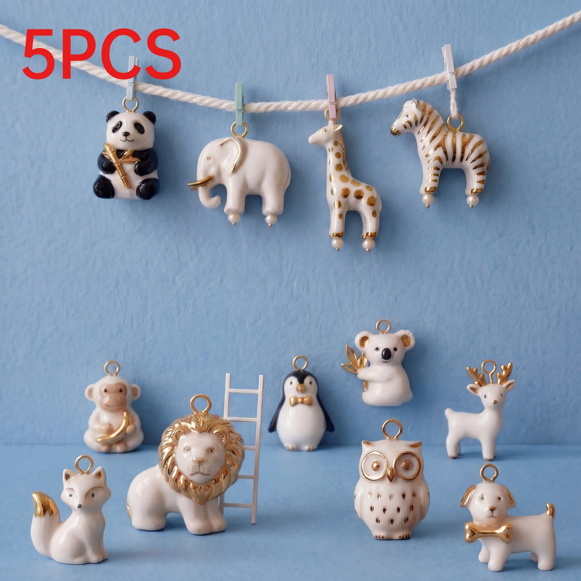 5Pcs Colorful Enamel Animal Pendants Cute Charms DIY Jewelry Making For Necklace Bracelet
5Pcs Colorful Enamel Animal Pendants Cute Charms DIY Jewelry Making For Necklace Bracelet