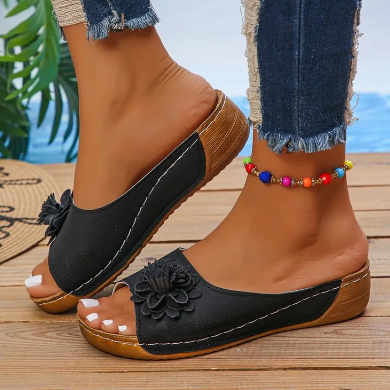 Women's Sandals Soft Heels Sandals Summer 2026 Casual Wedges Heeled Shoes Women Elegant Low Platform Sandals Slippers
Women's Sandals Soft Heels Sandals Summer 2026 Casual Wedges Heeled Shoes Women Elegant Low Platform Sandals Slippers