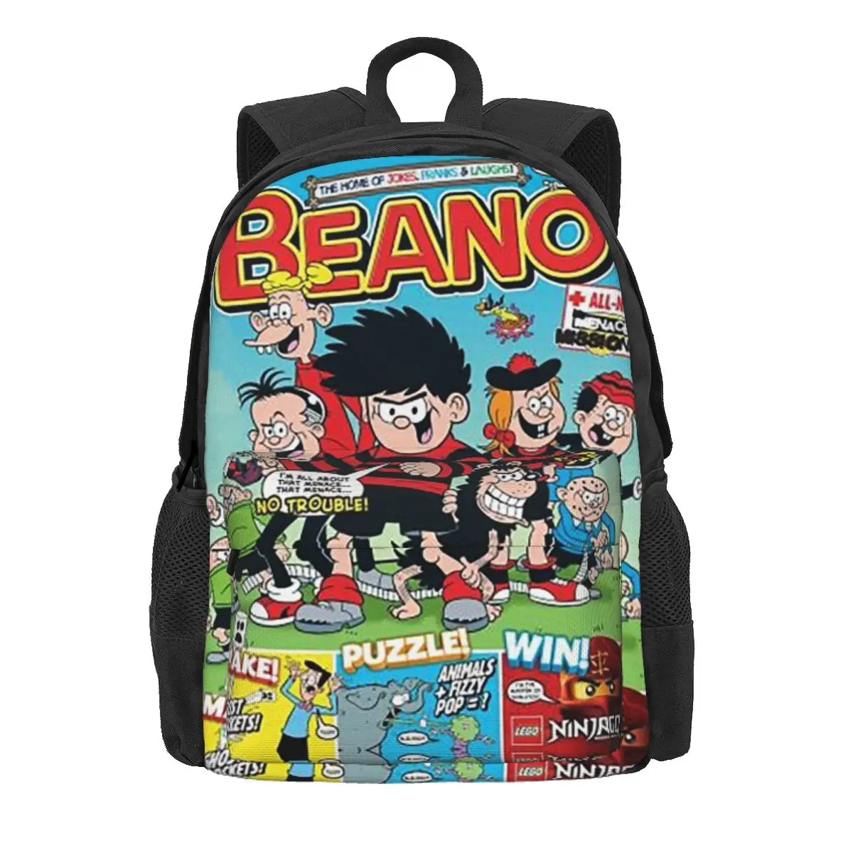 Beano Backpack Daypack Large Capacity Kids BookBag School Bag Shoulder Bags for Men Women
Beano Backpack Daypack Large Capacity Kids BookBag School Bag Shoulder Bags for Men Women