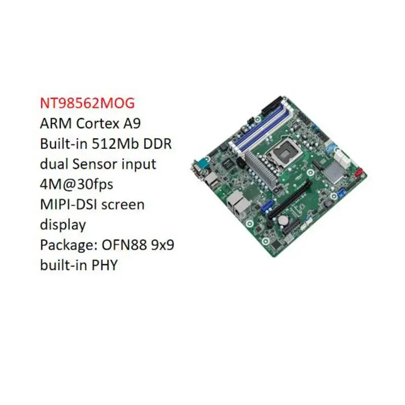 5 шт./партия, электронные компоненты NT98562 AI 0,7 T, встроенный чип IPC 512MbDDR 4M @ 30fps
5 шт./партия, электронные компоненты NT98562 AI 0,7 T, встроенный чип IPC 512MbDDR 4M @ 30fps