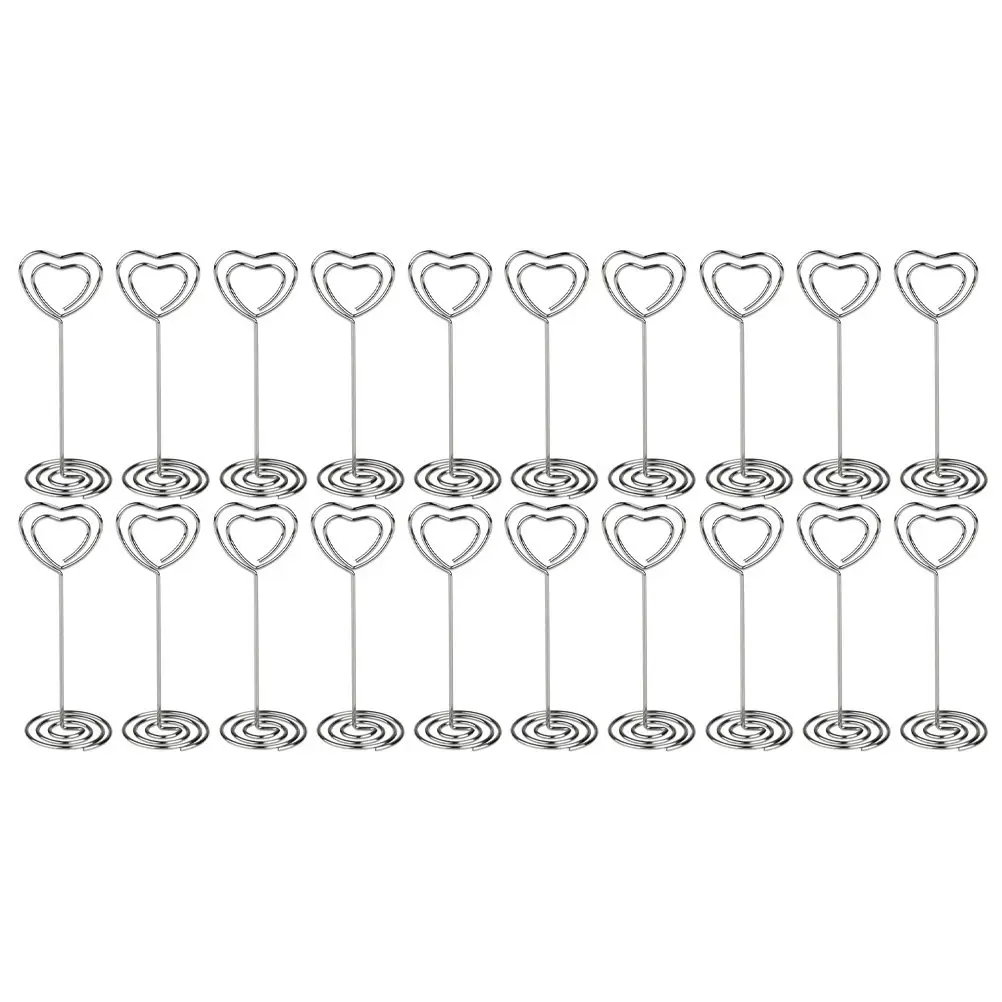 20Pcs Elegant Decorative Card Clips Premium Memo Holder for Wedding Birthday Xmas Party Tabletop Photo Note Card Display Desktop
20Pcs Elegant Decorative Card Clips Premium Memo Holder for Wedding Birthday Xmas Party Tabletop Photo Note Card Display Desktop