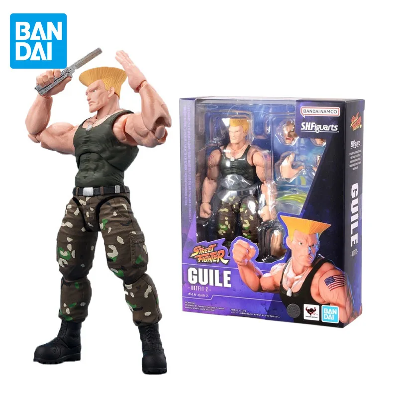 BANDAI Original S.H.Figuarts Sutorīto Faitā Anime Figure Guile 2 Action Figure Toys For Boys Girls Kids Children Birthday Gifts
BANDAI Original S.H.Figuarts Sutorīto Faitā Anime Figure Guile 2 Action Figure Toys For Boys Girls Kids Children Birthday Gifts