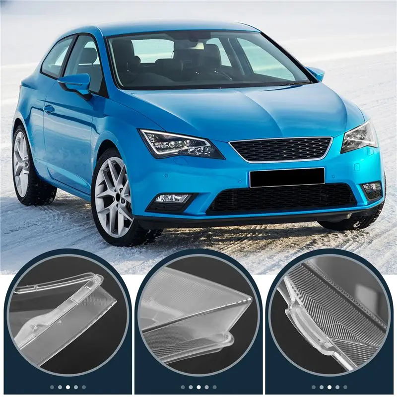 For Seat Leon 2013-2018 Car Headlamp Cover Lens Headlight Shell Plexiglass Lamp Shade Transparent Lampshade
For Seat Leon 2013-2018 Car Headlamp Cover Lens Headlight Shell Plexiglass Lamp Shade Transparent Lampshade