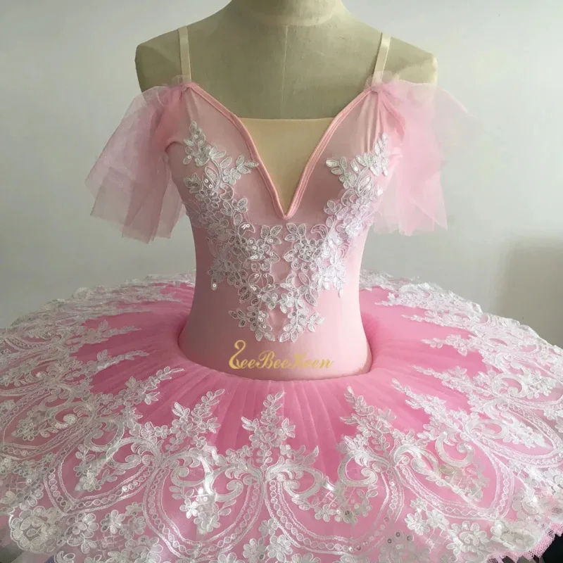 Pink Ballet Tutu Dress Women professional Ballet Swan Lake Delicate lace Dance Dress Girls Bailarina Stage Performance Co UW7966
Pink Ballet Tutu Dress Women professional Ballet Swan Lake Delicate lace Dance Dress Girls Bailarina Stage Performance Co UW7966