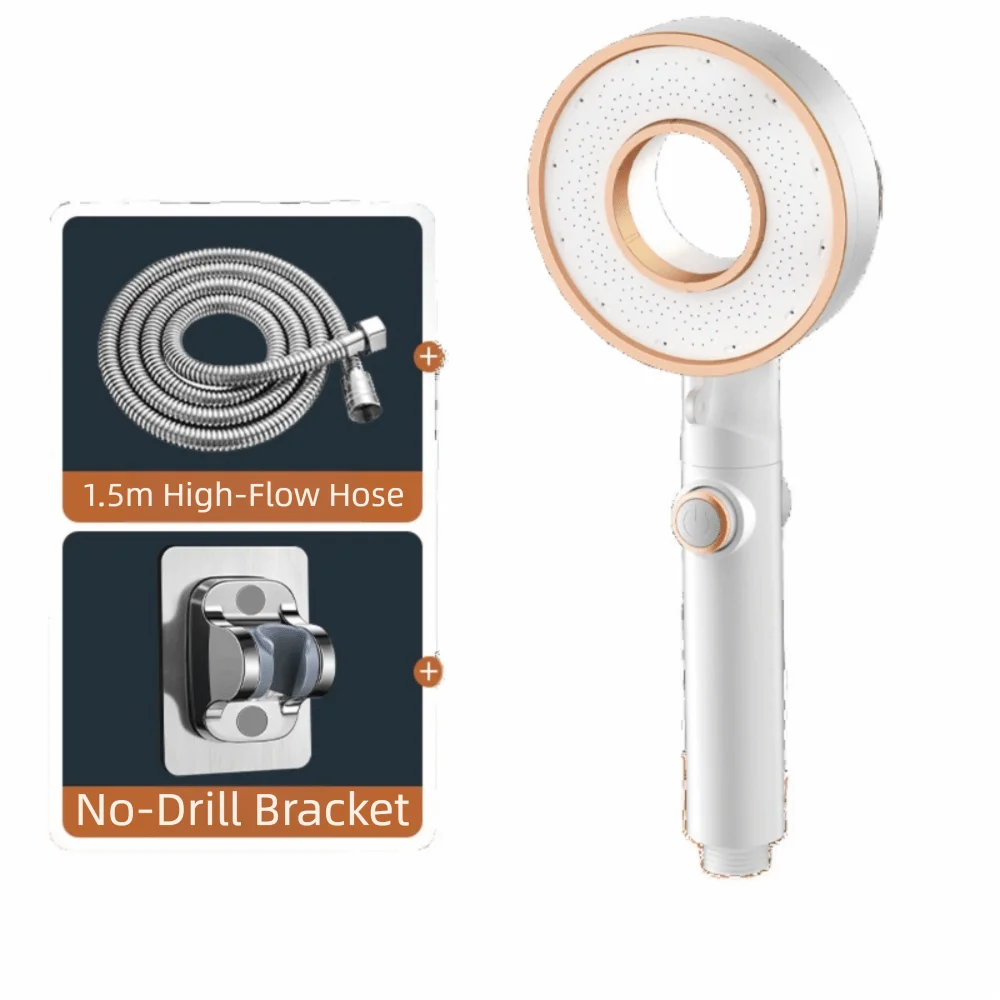 Ручная душевая лейка высокого давления с кнопкой остановки, регулируемая, пластиковая, с функцией экономии воды
Ручная душевая лейка высокого давления с кнопкой остановки, регулируемая, пластиковая, с функцией экономии воды