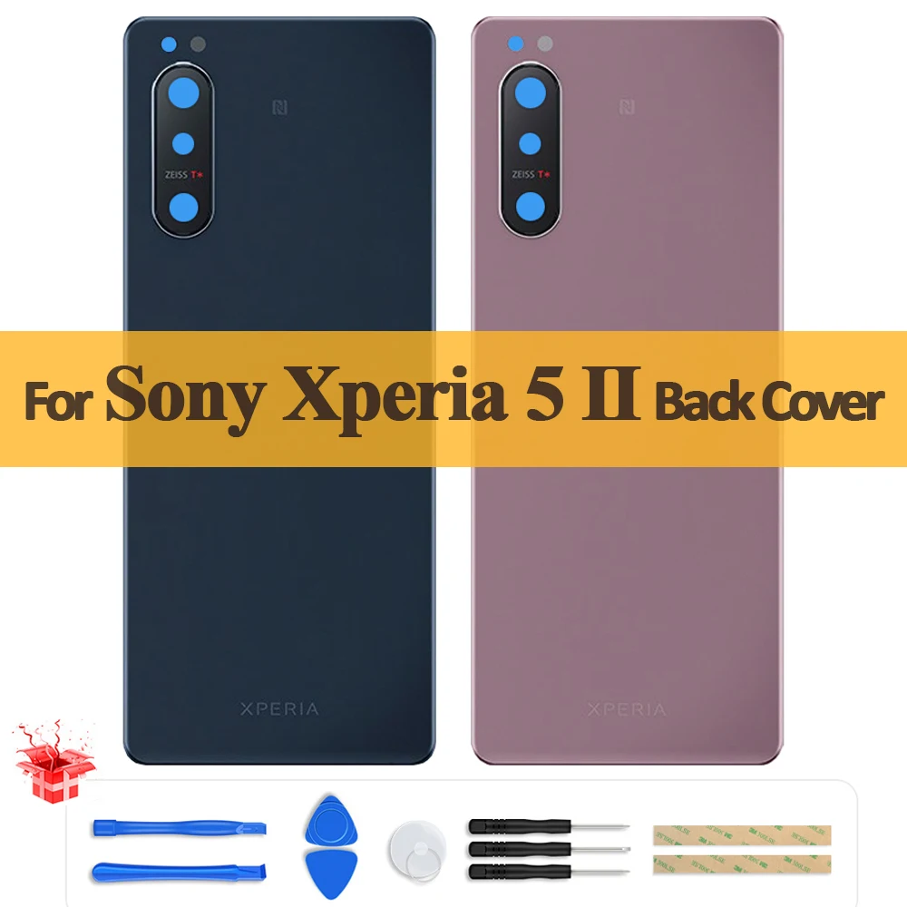 Original Glass Back Cover For Sony Xperia 5 II Battery Back Cover Case Rear Door Housing Case Parts With Camera Glass Lens
Original Glass Back Cover For Sony Xperia 5 II Battery Back Cover Case Rear Door Housing Case Parts With Camera Glass Lens
