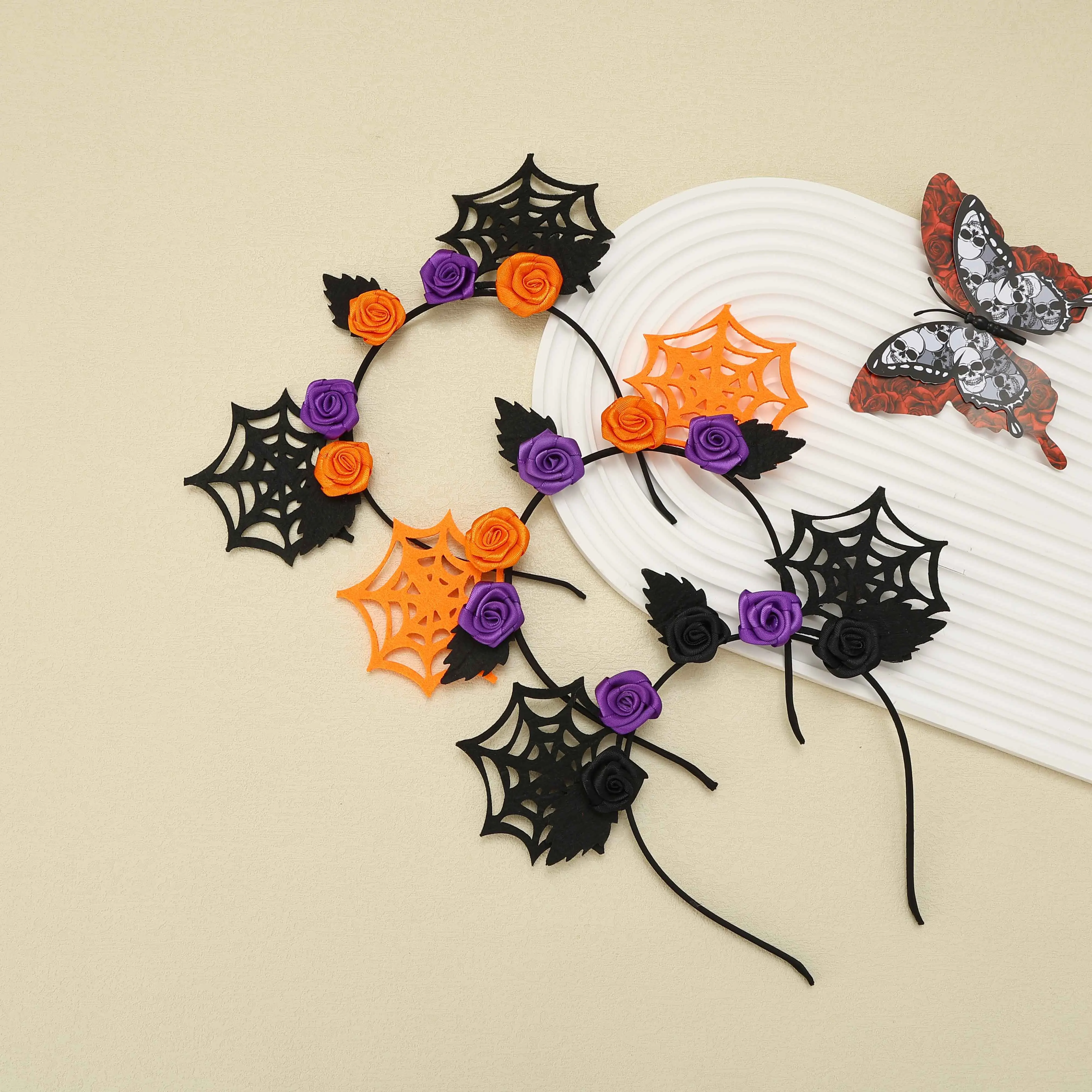 Halloween Cute Spider Web Children Headband Fashion Mouse Ear Kids Headwear Hair Accessories for Boys Girls Festival Decoration 
Halloween Cute Spider Web Children Headband Fashion Mouse Ear Kids Headwear Hair Accessories for Boys Girls Festival Decoration