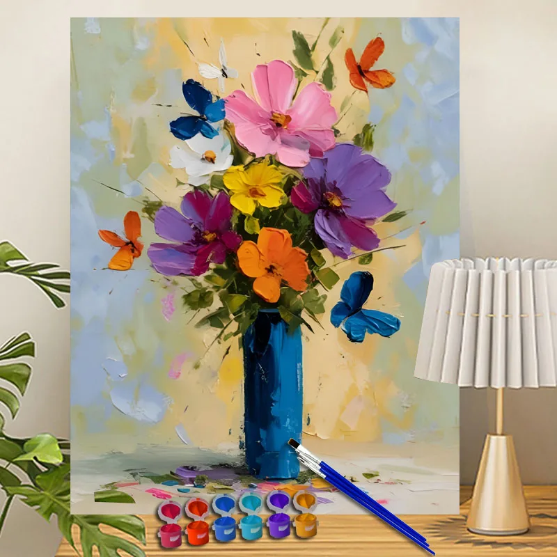 Painting By Numbers Bottle of colorful flower Acrylic Paint Canvas Dropshipping Portrait Family Children Photo Christmas gifts
Painting By Numbers Bottle of colorful flower Acrylic Paint Canvas Dropshipping Portrait Family Children Photo Christmas gifts