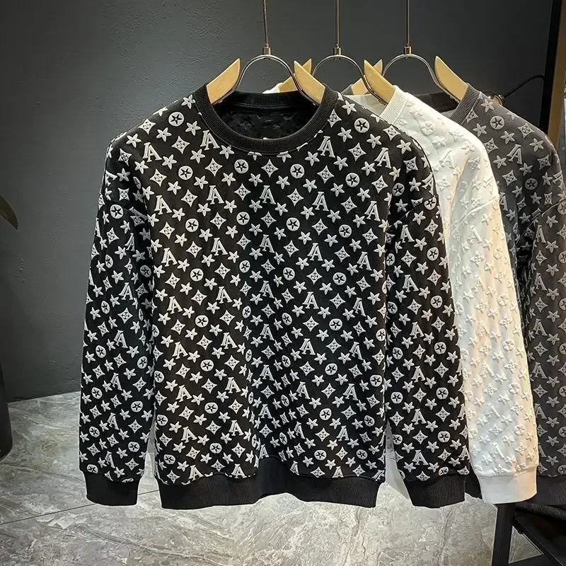 Simple style sweater spring and autumn versatile bottoming shirt fashionable men's long-sleeved t-shirt
Simple style sweater spring and autumn versatile bottoming shirt fashionable men's long-sleeved t-shirt