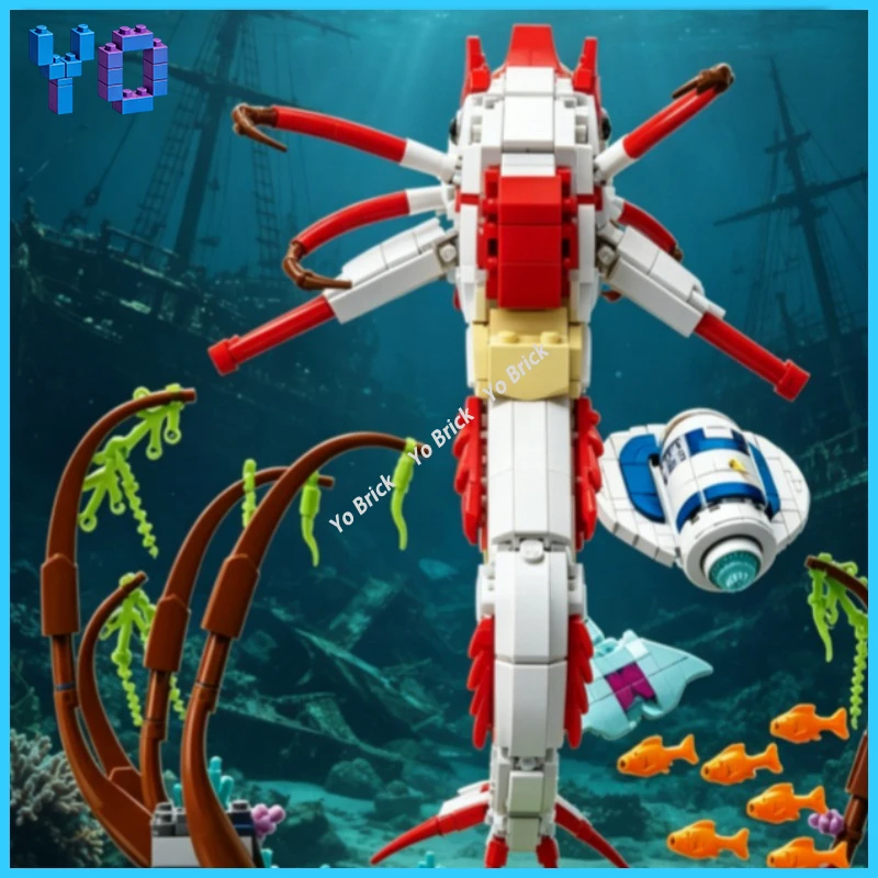 Mystic Ocean Guardian Kraken Ornament 80026, Educational DIY Assembly Building Blocks Toy Gift
Mystic Ocean Guardian Kraken Ornament 80026, Educational DIY Assembly Building Blocks Toy Gift