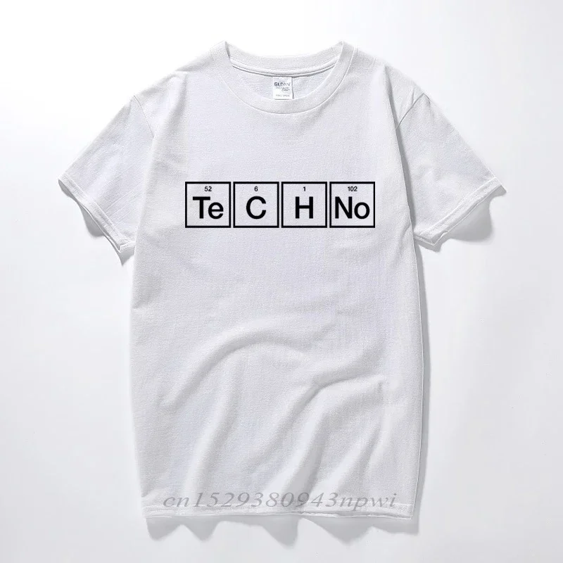 Techno Slogan Print T-shirt Periodic Table Graphic Design Music Tee House Top Summer Fashion Streetwear Camiseta Masculina
Techno Slogan Print T-shirt Periodic Table Graphic Design Music Tee House Top Summer Fashion Streetwear Camiseta Masculina