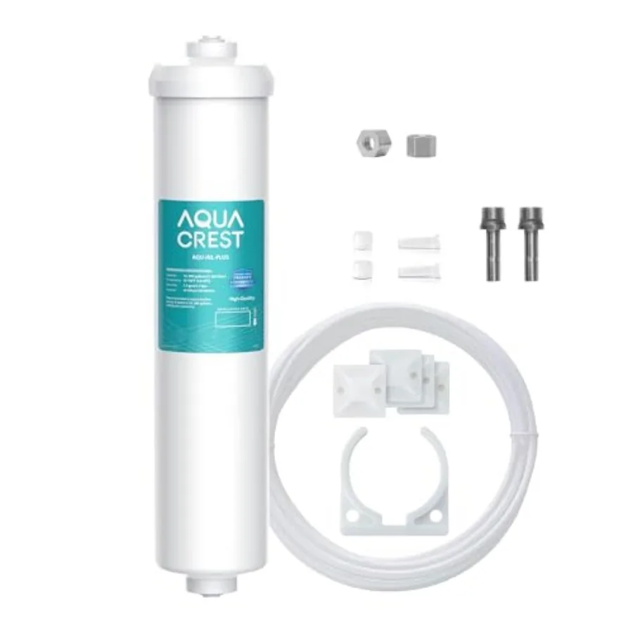 INL-PLUS 5 years Inline Water Filter for Refrigerator and Ice Maker, High Capacity, 1/4-Inch Direct Connect Fittings, Easy Inst
INL-PLUS 5 years Inline Water Filter for Refrigerator and Ice Maker, High Capacity, 1/4-Inch Direct Connect Fittings, Easy Inst