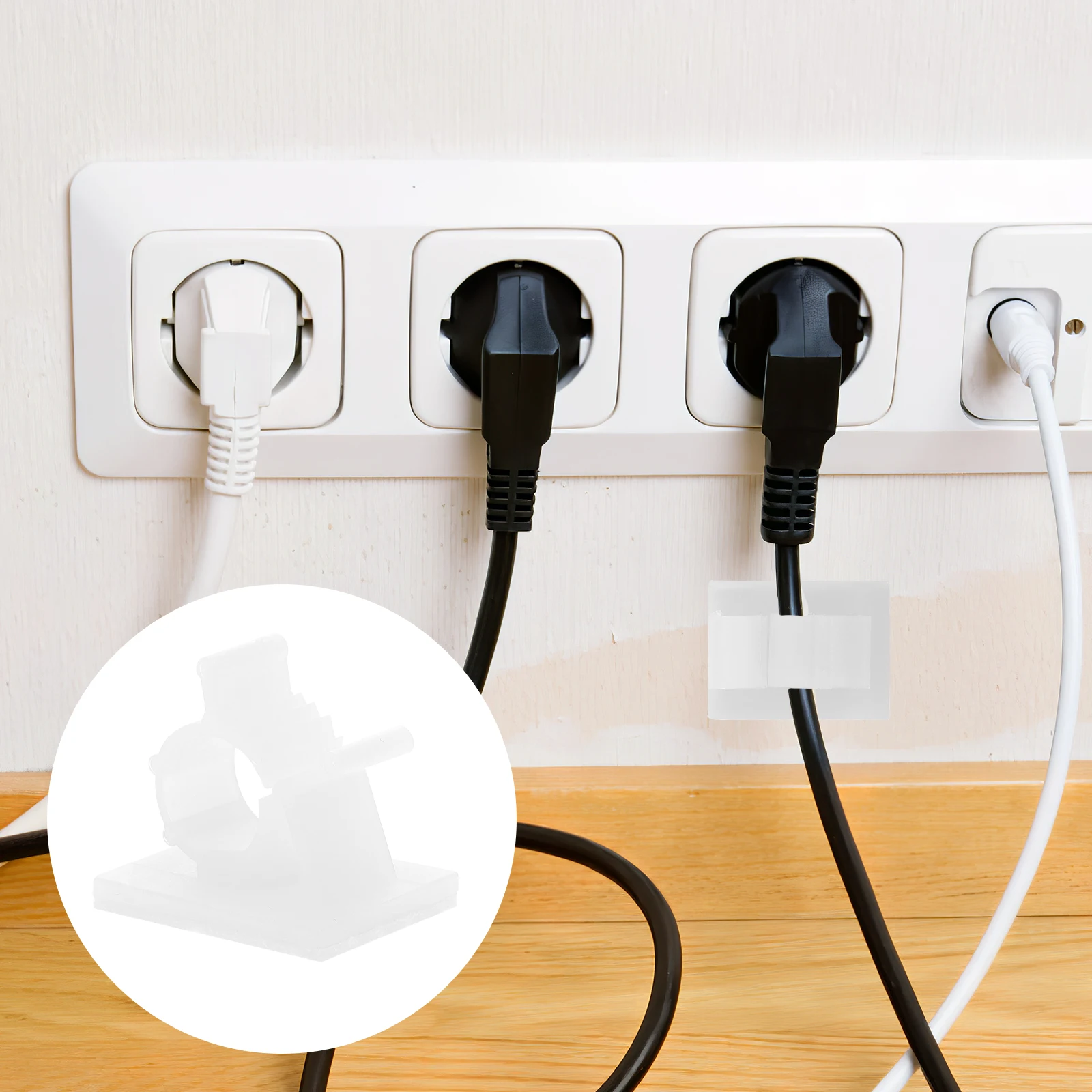 100pcs Cable Horizontal Vertical Desk ganizer Holder Wire Cord ganizer Clips Wire Holder Electric Management 
100pcs Cable Horizontal Vertical Desk ganizer Holder Wire Cord ganizer Clips Wire Holder Electric Management