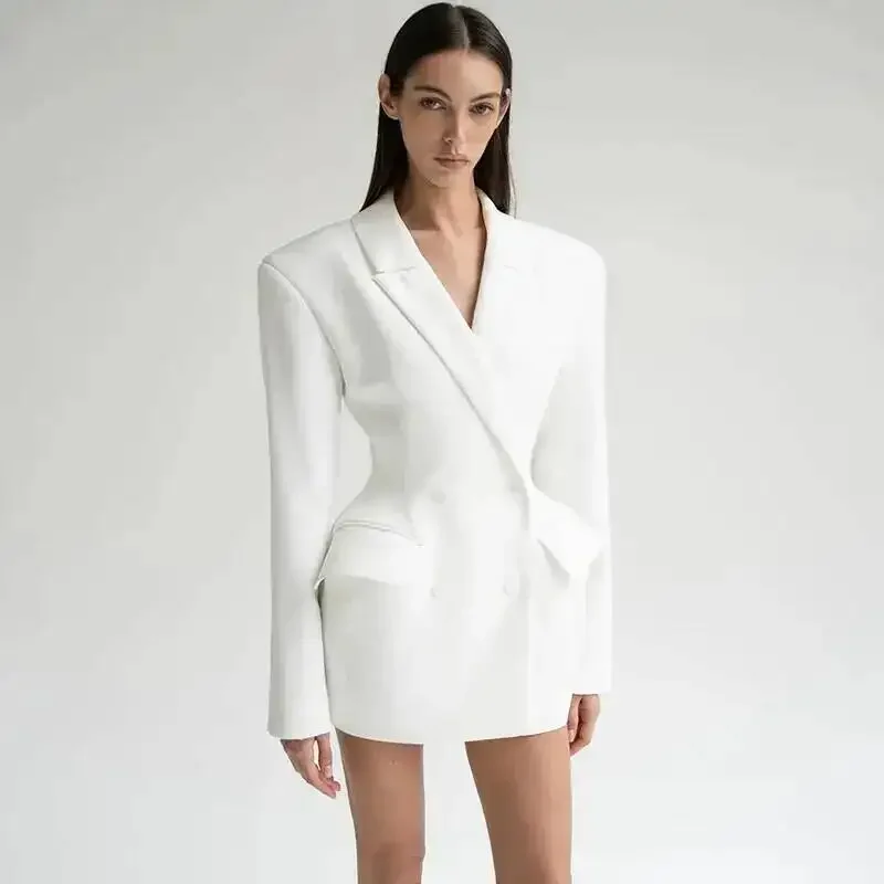 2026 Autumn New Fashion Design Sense Niche Slim Fit Long Sleeve Blazer For Women Double Breasted Top Pockets
2026 Autumn New Fashion Design Sense Niche Slim Fit Long Sleeve Blazer For Women Double Breasted Top Pockets