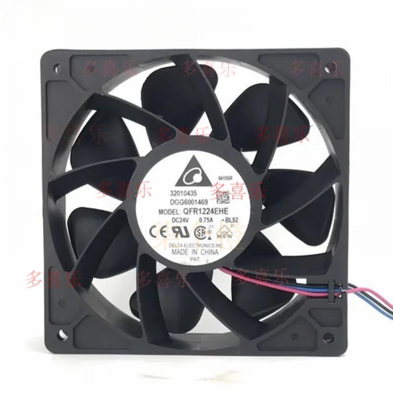 ZMZM для Delta QFR1224EHE 12038 DC24V 0,75A 12 см 3-проводной инверторный охлаждающий вентилятор
ZMZM для Delta QFR1224EHE 12038 DC24V 0,75A 12 см 3-проводной инверторный охлаждающий вентилятор