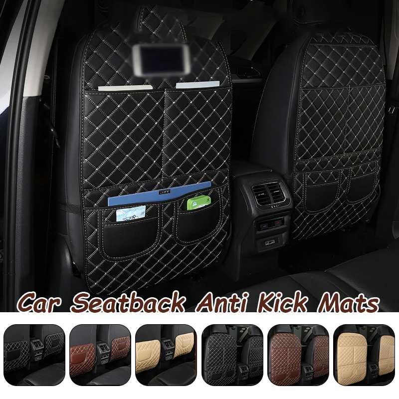 Universal PU Leather Car Seat Back Protector Anti Kick Pad Kids Kick Anti Dirty Protection Mat Auto Accessories W/Storage Pocket
Universal PU Leather Car Seat Back Protector Anti Kick Pad Kids Kick Anti Dirty Protection Mat Auto Accessories W/Storage Pocket