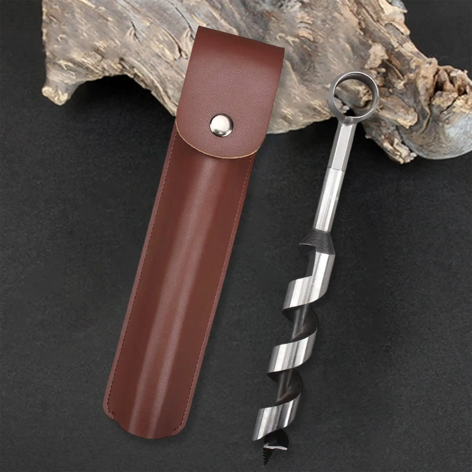 Multi-Purpose Survival Equipment Manual Screw Drill Survival Bushcrafting Manual Wood Auger for Wilderness Camping
Multi-Purpose Survival Equipment Manual Screw Drill Survival Bushcrafting Manual Wood Auger for Wilderness Camping