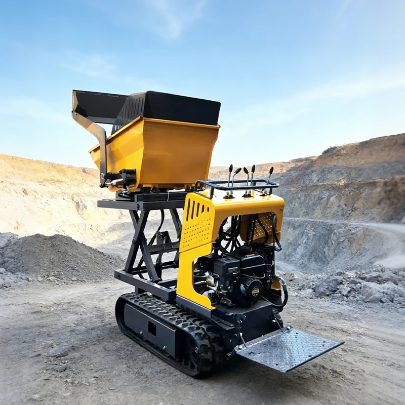 Factory Price 500kg Mini Dumper Truck Cheap Small Dumper Tipper Track Mini Crawler Dumper Hydraulic Dump Truck For Sale
Factory Price 500kg Mini Dumper Truck Cheap Small Dumper Tipper Track Mini Crawler Dumper Hydraulic Dump Truck For Sale