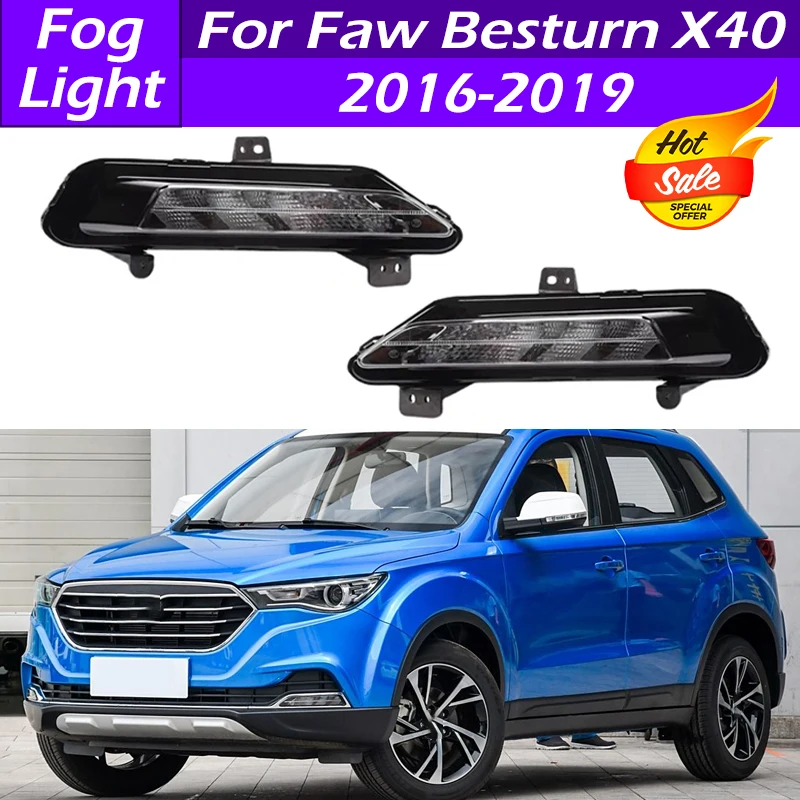 Fog Light For Faw Besturn X40 2016-2019 Front Bumper Light Front Fog Lamp Foglamp Assembly With Bulbs Daytime Running Light DRL
Fog Light For Faw Besturn X40 2016-2019 Front Bumper Light Front Fog Lamp Foglamp Assembly With Bulbs Daytime Running Light DRL