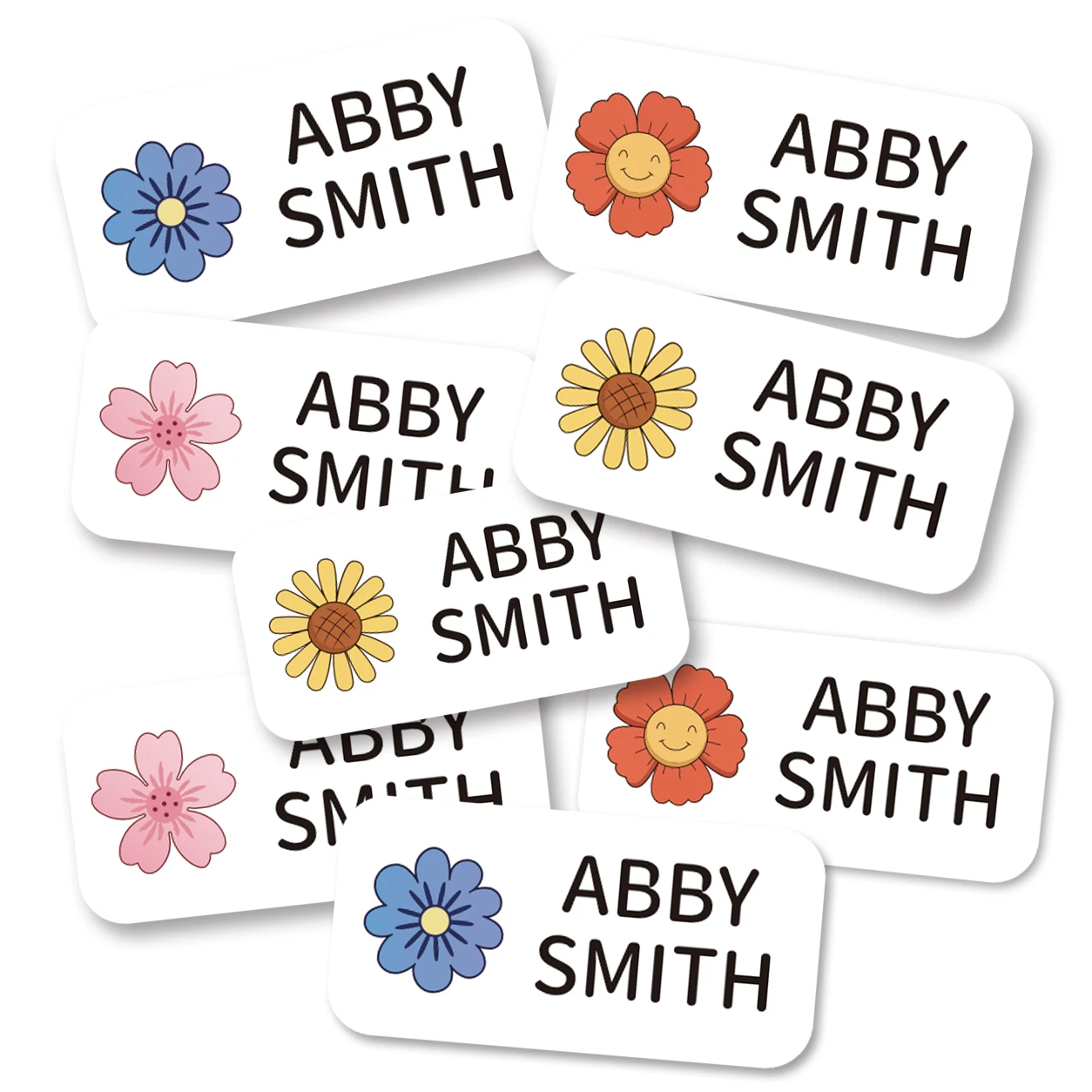72PCS Custom Name Labels, Waterproof Personalized Flower Stickers for Bottles, Lunch Boxes, Notebooks, Rulers, 1.5 x 0.7 in
72PCS Custom Name Labels, Waterproof Personalized Flower Stickers for Bottles, Lunch Boxes, Notebooks, Rulers, 1.5 x 0.7 in
