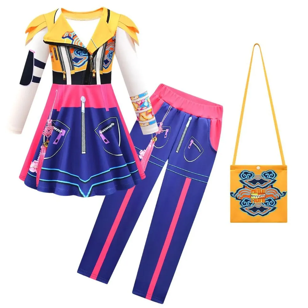 KPop Demon Hunter of KPop Rumi Zoey Mira Kids Cosplay Dress Costume Bags Child Girls Roleplay Clothing Halloween Party Suits
KPop Demon Hunter of KPop Rumi Zoey Mira Kids Cosplay Dress Costume Bags Child Girls Roleplay Clothing Halloween Party Suits