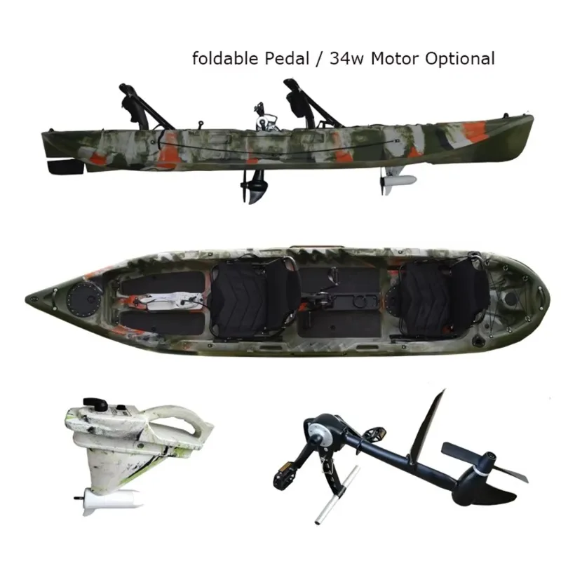 Top Right KA32 Double Fisher Kayak with Pedal Drive System or Electric Motor Fishing LLDPE Fishing Kayak Pro Angler 14 3.1 - 4m
Top Right KA32 Double Fisher Kayak with Pedal Drive System or Electric Motor Fishing LLDPE Fishing Kayak Pro Angler 14 3.1 - 4m