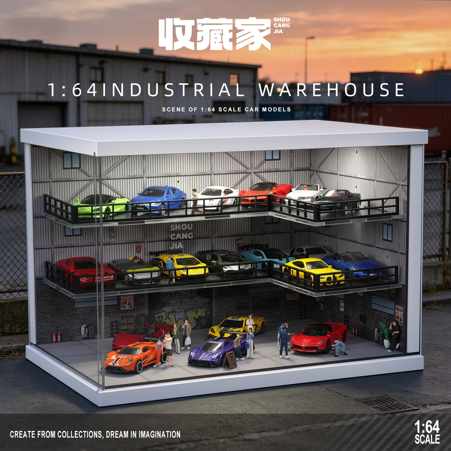 Collector 1:64 SCJ82069 Industrial warehouse Collection Ornament Three-dimensional Street Scene Decoration
Collector 1:64 SCJ82069 Industrial warehouse Collection Ornament Three-dimensional Street Scene Decoration