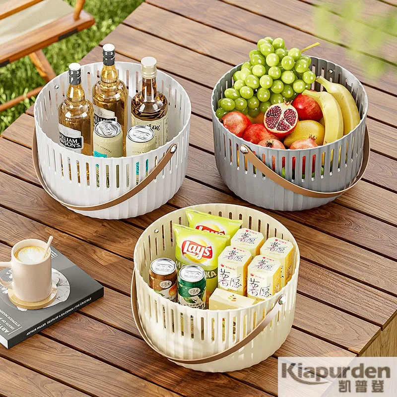 Outdoor Picnic Camping Simple Design Plastic Food Storage Basket Lunchbox Organizer Handy Carry Basket Family Storage Tools
Outdoor Picnic Camping Simple Design Plastic Food Storage Basket Lunchbox Organizer Handy Carry Basket Family Storage Tools