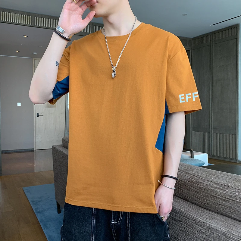Fashion O-Neck Spliced Printed Letter Short Sleeve T-Shirts Men's Clothing 2024 Summer New Loose Korean Tops Casual Tee Shirt
Fashion O-Neck Spliced Printed Letter Short Sleeve T-Shirts Men's Clothing 2024 Summer New Loose Korean Tops Casual Tee Shirt