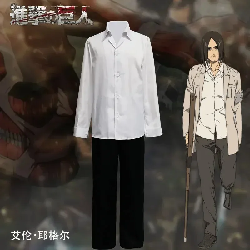 CyAttack on Titan Eren Jaeger Косплей Костюм Пальто Рубашка Брюки Наряд Хэллоуин Карнавальная Вечеринка Ролевые Игры для Взрослых Мужчин Униформа Su
CyAttack on Titan Eren Jaeger Косплей Костюм Пальто Рубашка Брюки Наряд Хэллоуин Карнавальная Вечеринка Ролевые Игры для Взрослых Мужчин Униформа Su