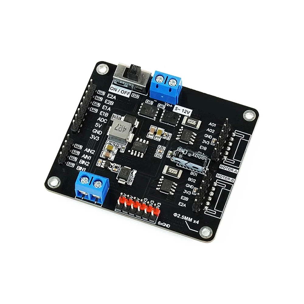2-Channel DC Motor Drive Module 5.5-36V Robot Car Kit Electronic Design Competition Board for DIY Experimental Projects
2-Channel DC Motor Drive Module 5.5-36V Robot Car Kit Electronic Design Competition Board for DIY Experimental Projects