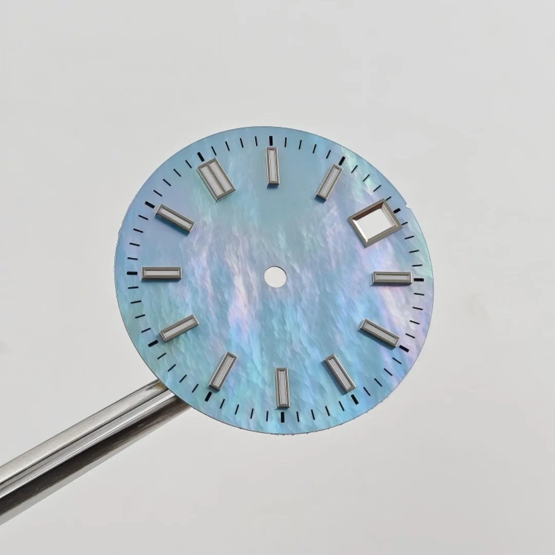 28.5mm No logo Shell Watch Dial Blue Lume For NH35/36 Automatic Movement Case Durable Modding Parts
28.5mm No logo Shell Watch Dial Blue Lume For NH35/36 Automatic Movement Case Durable Modding Parts