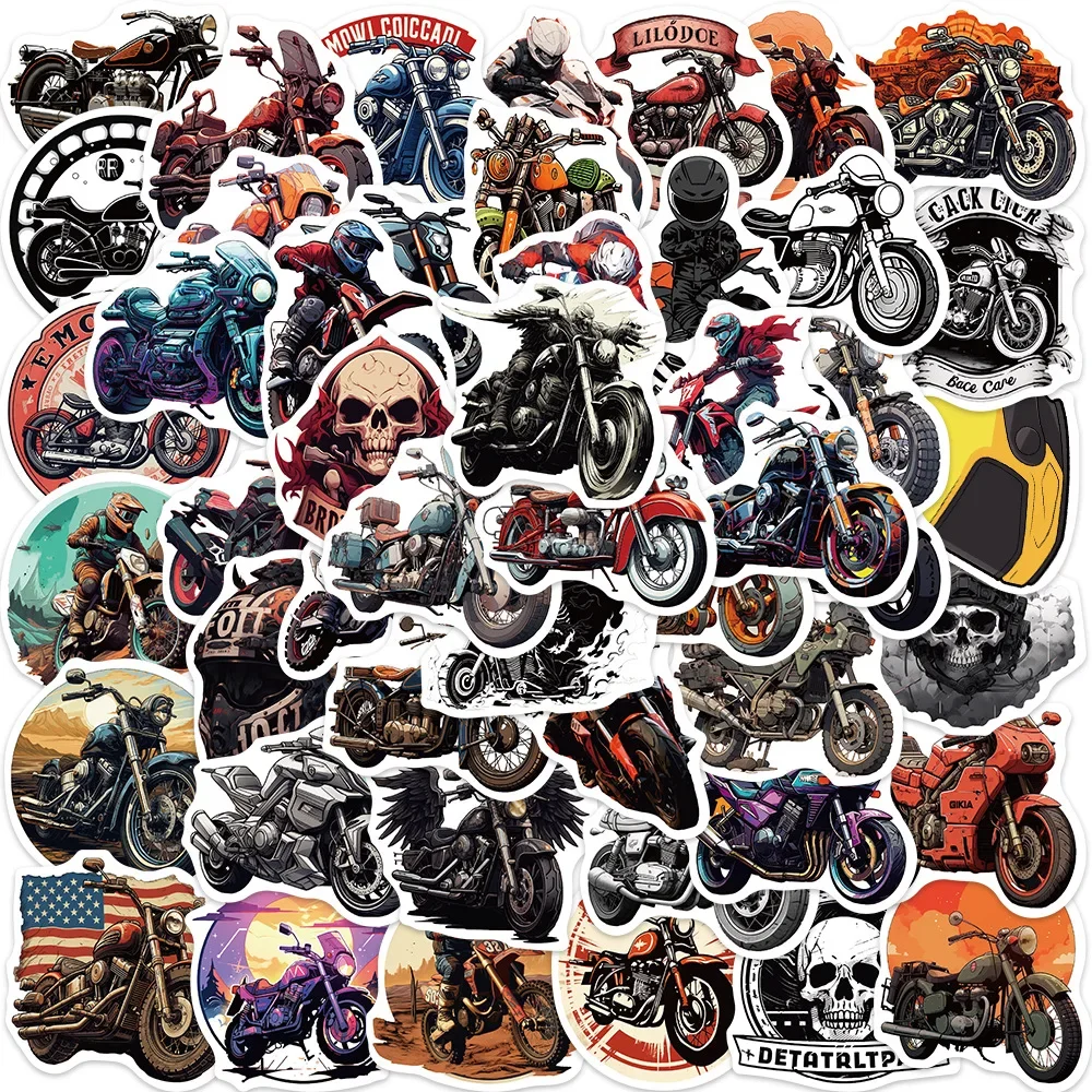 50pcs Handsome Punk Motorcycle Series Graffiti Stickers Suitable for Desktop Wall Room Decoration DIY Sticker Pack Wholesale
50pcs Handsome Punk Motorcycle Series Graffiti Stickers Suitable for Desktop Wall Room Decoration DIY Sticker Pack Wholesale