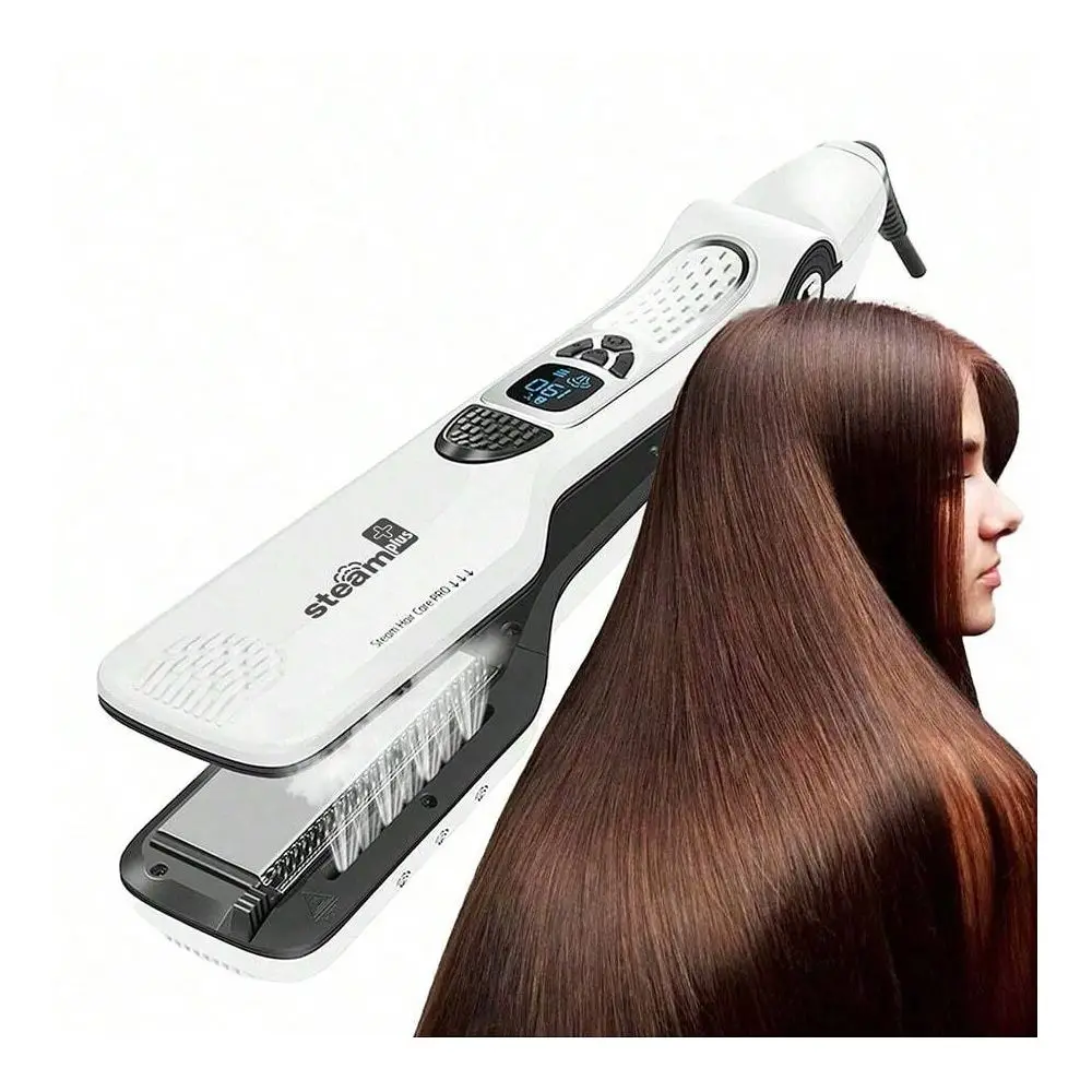 Titanium Ceramic Steam Hair Straightener, Suitable For All Hair Types, Steam Styler, Professional Hair Straightener And Styling
Titanium Ceramic Steam Hair Straightener, Suitable For All Hair Types, Steam Styler, Professional Hair Straightener And Styling