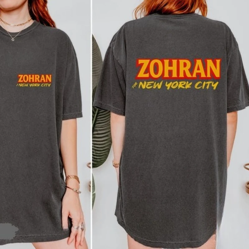 Zohran for Mayor Zohran Mamdani Vote for Mayor 2025 Women Y2k Top Graphic T Shirts Vintage Clothes Fashionable Streetwear Cotton
Zohran for Mayor Zohran Mamdani Vote for Mayor 2025 Women Y2k Top Graphic T Shirts Vintage Clothes Fashionable Streetwear Cotton
