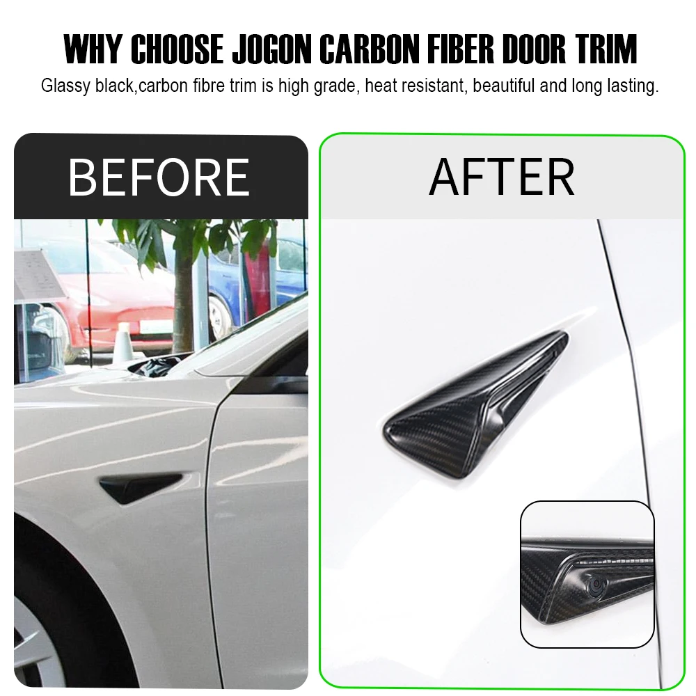 2Pcs Carbon Fiber Exterior Car Standard Leaf Board Stickers Side Camera Protection For Tesla Model 3 Model Y 2023 2024 2025
2Pcs Carbon Fiber Exterior Car Standard Leaf Board Stickers Side Camera Protection For Tesla Model 3 Model Y 2023 2024 2025
